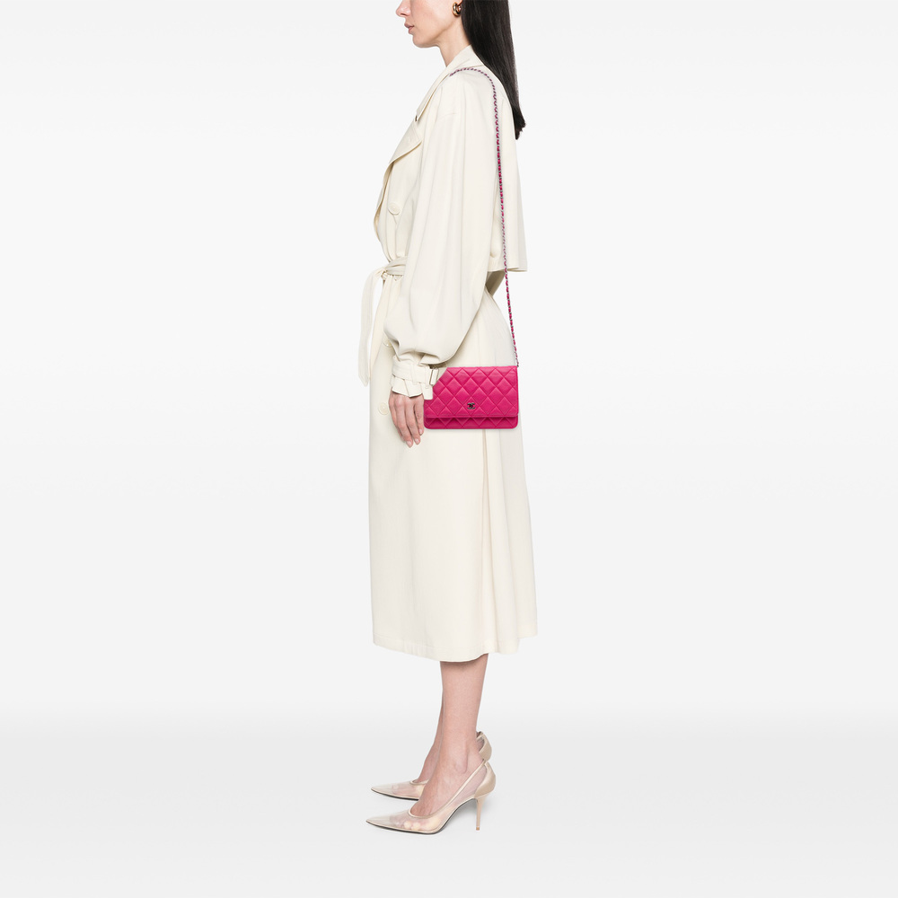 Pre-Loved Chanel Classic Caviar Wallet On Chain - Picture 11 of 11